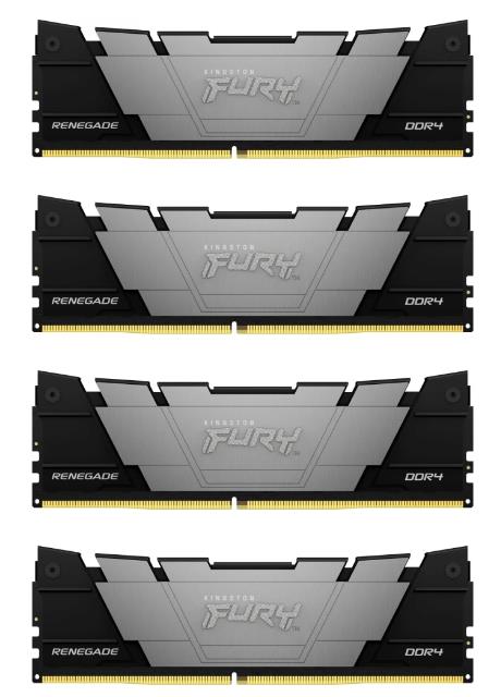 Изображение Оперативная память 4x32 GB DDR4 Kingston Fury Renegade (25600 МБ/с, 3200 МГц, CL16)