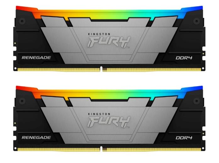 Изображение Оперативная память 2х8 GB DDR4 Kingston Fury Renegade RGB (34100 МБ/с, 4266 МГц, CL19)