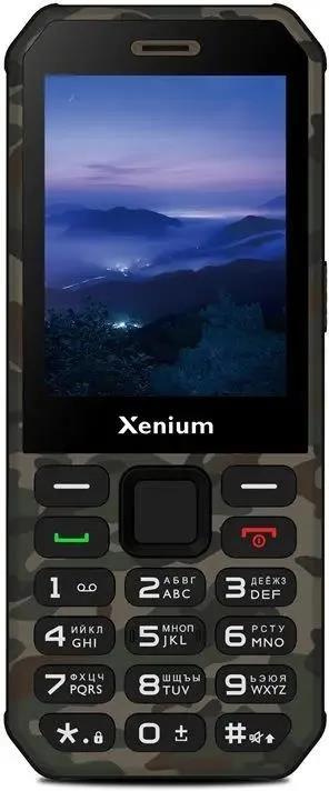 Изображение Мобильный телефон Xenium X300,зеленый, камуфляж