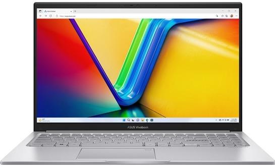 Изображение Ноутбук Asus Vivobook 15 X1504ZA-BQ501 (Intel 1235U 1300 МГц/ SSD 512 ГБ  /RAM 8 ГБ/ 15.6" 1920x1080/VGA встроенная/ Без ОС) (90NB1022-M00R90)