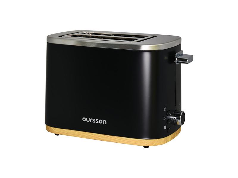 Изображение Тостер Oursson TS2106/BL (800 Вт  черный)