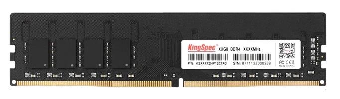 Изображение Оперативная память 1x32 GB DDR4 KingSpec KS2666D4P12032G (21300 МБ/с, 2666 МГц, CL19)