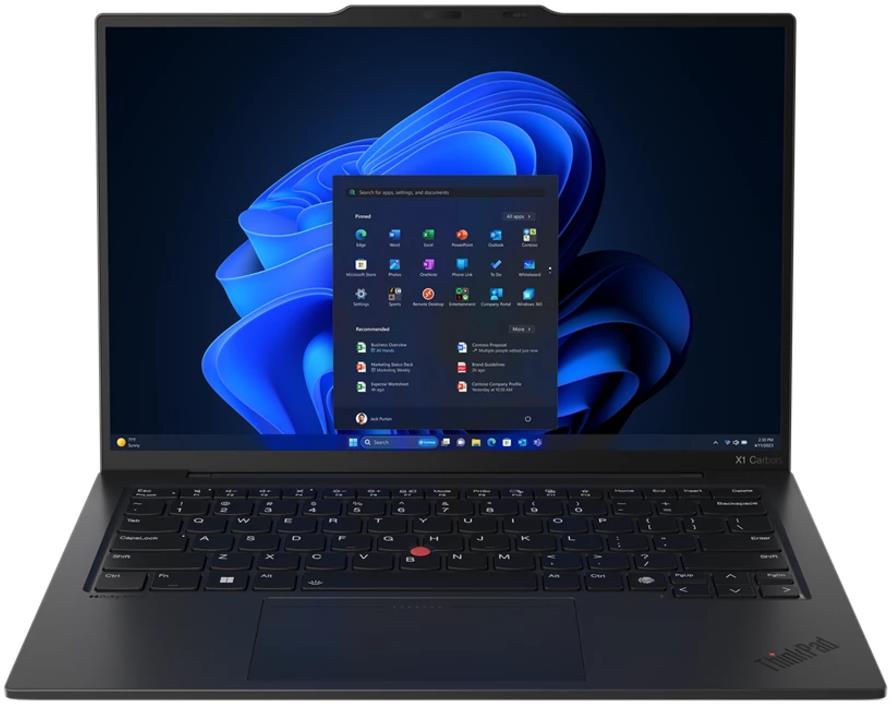 Изображение Ноутбук Lenovo ThinkPad X1 Carbon Gen 12 (Intel 155U 1700 МГц/ SSD 512 ГБ  /RAM 16 ГБ/ 14" 1920x1200/VGA встроенная/ Windows 11 Pro) (21KDS3WA00)