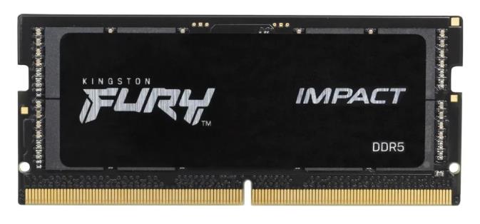 Изображение Оперативная память 16 GB DDR5 Kingston Fury Impact SO-DIMM (44800 Мб/с, 6000 МГц, CL38)