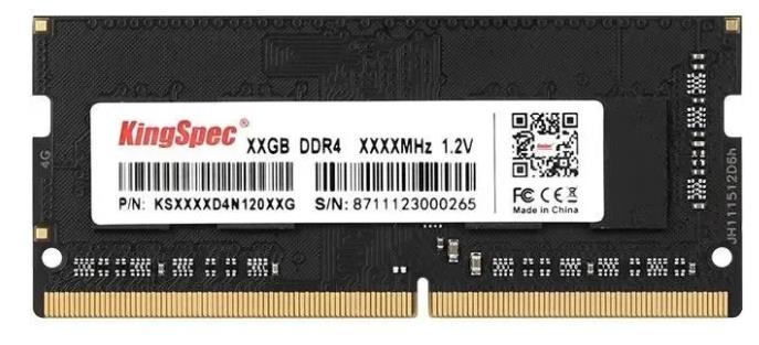 Изображение Оперативная память 4 GB DDR4 KingSpec KS3200D4N12004G (25600 МБ/с, 3200 МГц, CL17)