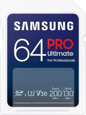 Изображение Карта памяти Samsung SDXC Pro Ultimate Class 10 64 Гб  MB-SY64SB/WW