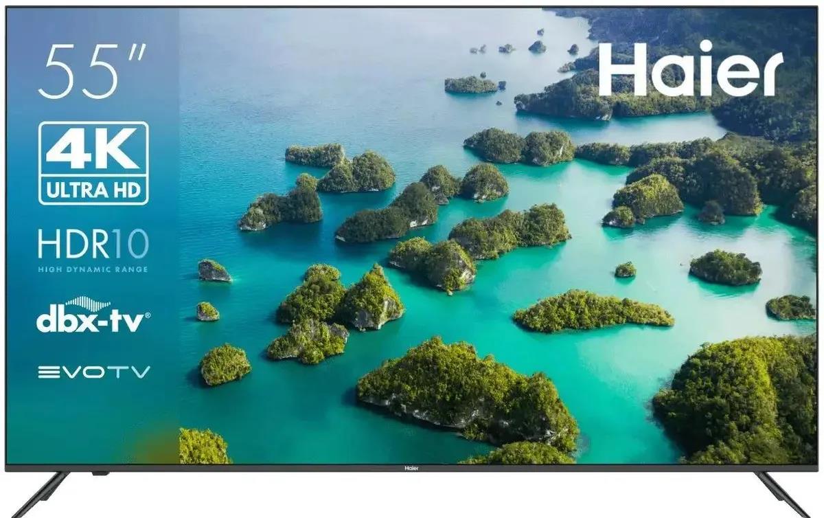 Изображение Телевизор Haier 55 Smart TV S2 55" HDR, 4K Ultra HD Smart TV черный