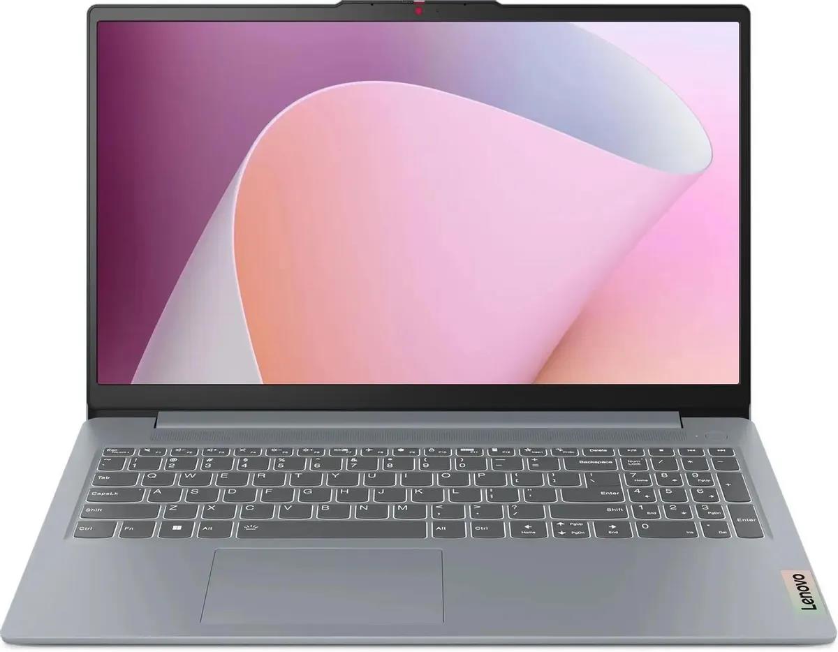 Изображение Ноутбук Lenovo IdeaPad Slim 3 15AMN8 (AMD 7320U 2400 МГц/ SSD 256 ГБ  /RAM 8 ГБ/ 15.6" 1920x1080/VGA встроенная/ Без ОС) (82XQ00EURK)