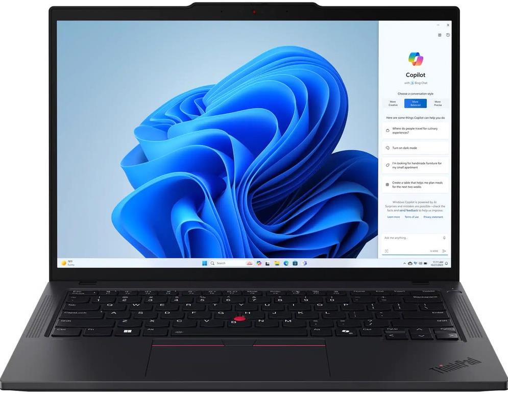 Изображение Ноутбук Lenovo ThinkPad P14s G5 (AMD 8840HS 3300 МГц/ SSD 1024 ГБ  /RAM 32 ГБ/ 14" 1920x1200/VGA встроенная/ Windows 11 Pro) (21ME001LUS)