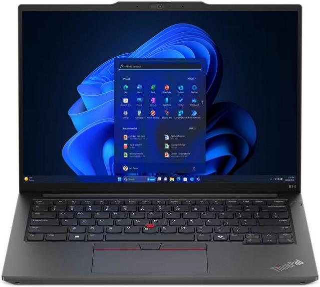 Изображение Ноутбук Lenovo ThinkPad E14 Gen 6 (Intel 125U 1300 МГц/ SSD 512 ГБ  /RAM 8 ГБ/ 14" 1920x1200/VGA встроенная/ Без ОС) (21M8S0WG00)