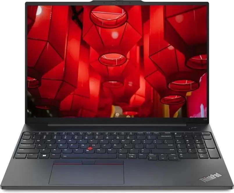 Изображение Ноутбук Lenovo ThinkPad E16 Gen1 (Intel 1335U 1300 МГц/ SSD 512 ГБ  /RAM 8 ГБ/ 16" 1920x1200/VGA встроенная/ Без ОС) (21JN0016GP)