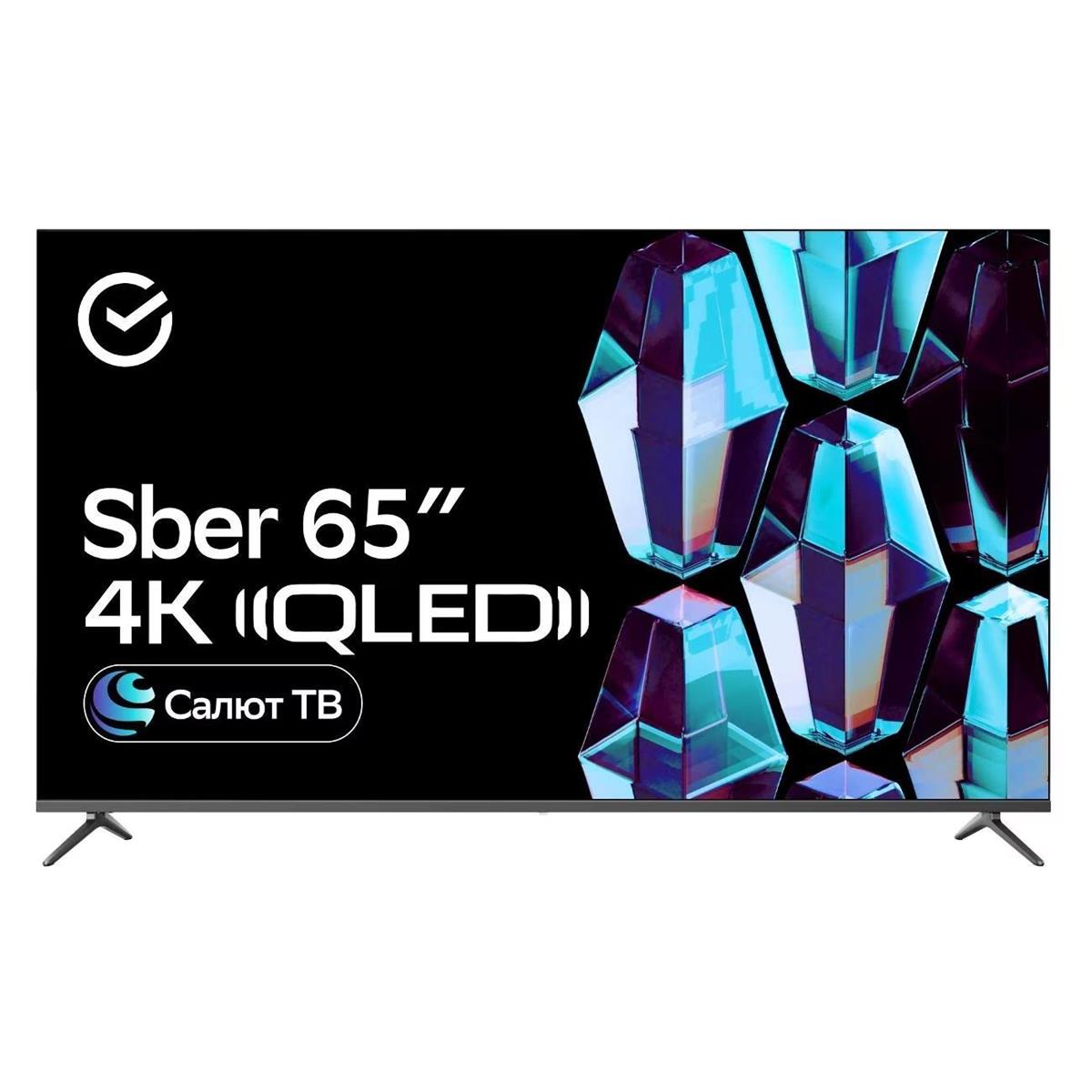 Изображение Телевизор Sber SDX-65UQ5233T 65" 4K Ultra HD Smart TV титан