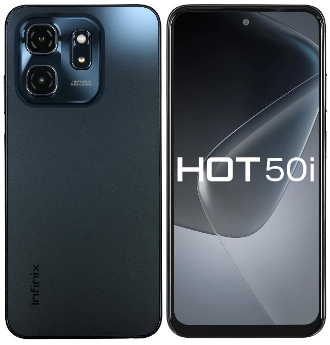 Изображение Смартфон Infinix HOT 50i (128 Гб/6 Гб) черный