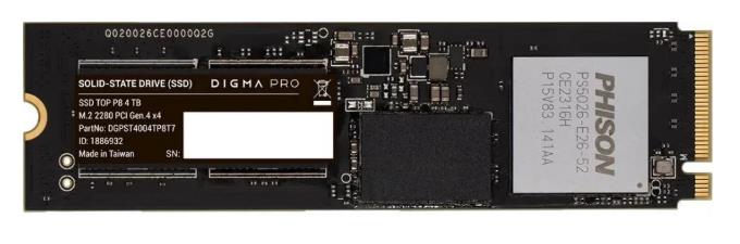 Изображение SSD диск Digma Pro Top P6 4096 Гб 2280 (DGPST5004TP6T4)