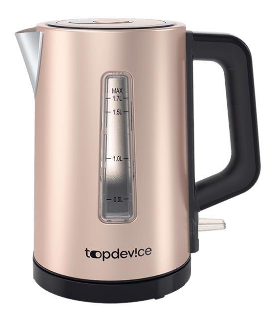 Изображение Электрический чайник Topdevice EK5 (2200 Вт/1,7 л /сталь/золотистый)