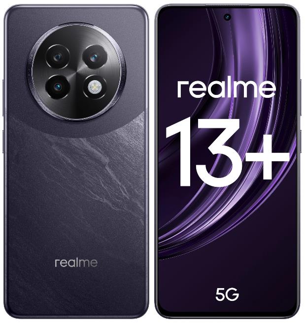 Изображение Смартфон Realme 13+ 5G (256 Гб/8 Гб) фиолетовый