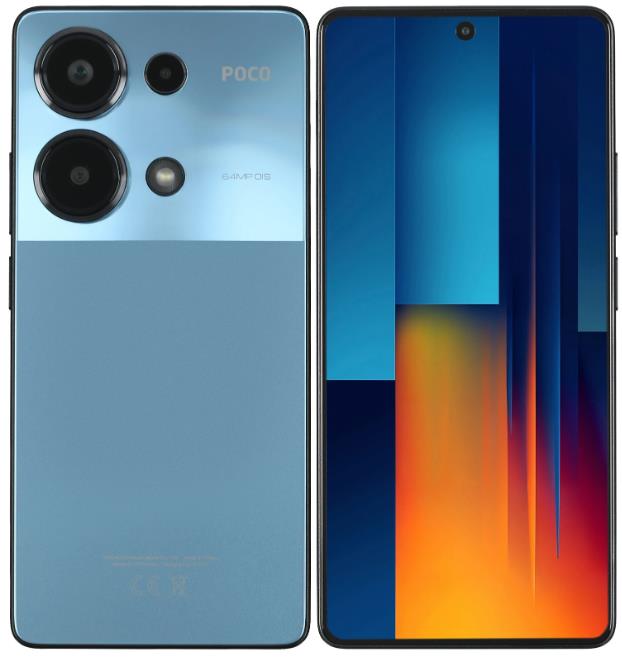 Изображение Смартфон Xiaomi Poco M6 Pro (53182) (512 Гб/12 Гб) голубой