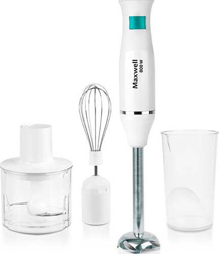 Изображение Блендер Maxwell Nature MW-1160 (погружной/800 Вт/белый)
