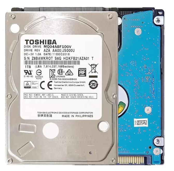 Изображение Жесткий диск 3.5" 1000 ГБ Toshiba MQ04-V, 5400 rpm, 128 МБ