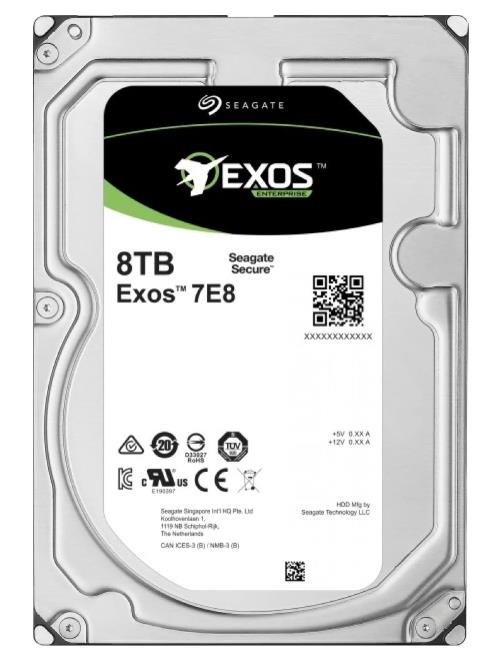 Изображение Жесткий диск 3.5" 8000 ГБ Seagate Exos 7E8, 7200 rpm, 256 МБ