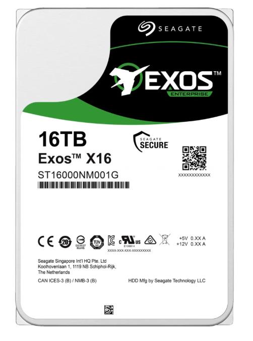 Изображение Жесткий диск 3.5" 16000 ГБ Seagate Exos X16, 7200 rpm, 256 МБ