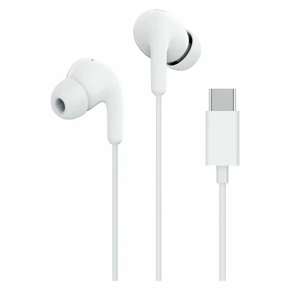 Изображение Bluetooth-гарнитура/наушники Xiaomi Type-C Earphones_белые BHR8931GL (M2413E1) (белый)