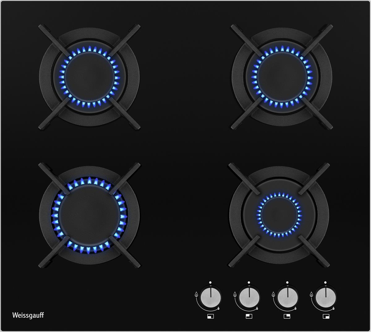 Изображение Варочная панель Weissgauff HG 640 BGV (черный)