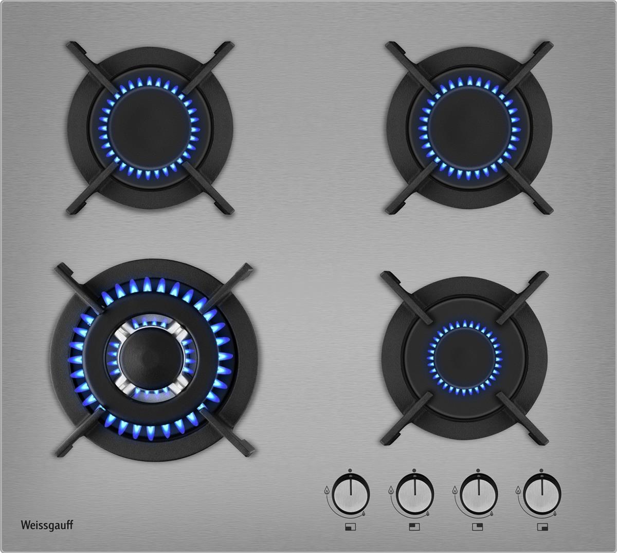 Изображение Варочная панель Weissgauff HGG 641 XRV (нержавеющая сталь)