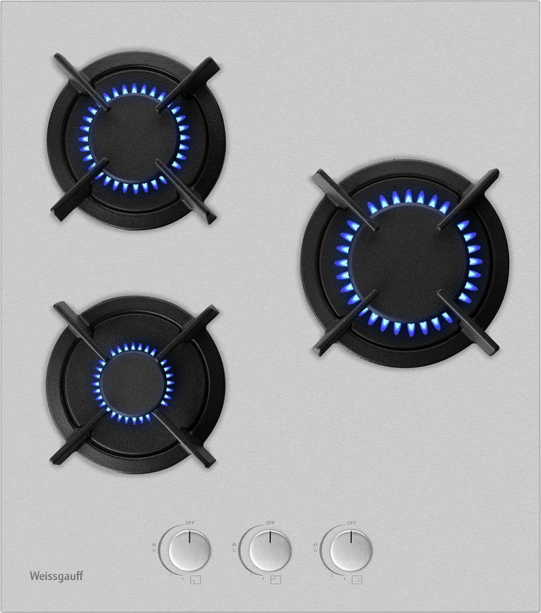 Изображение Варочная панель Weissgauff HGG 430 XR (нержавеющая сталь)