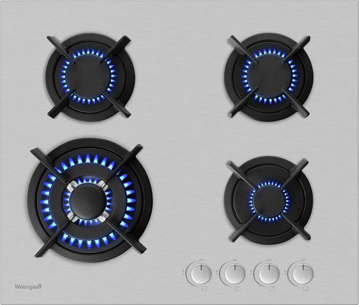Изображение Варочная панель Weissgauff HGG 641 XR (нержавеющая сталь)