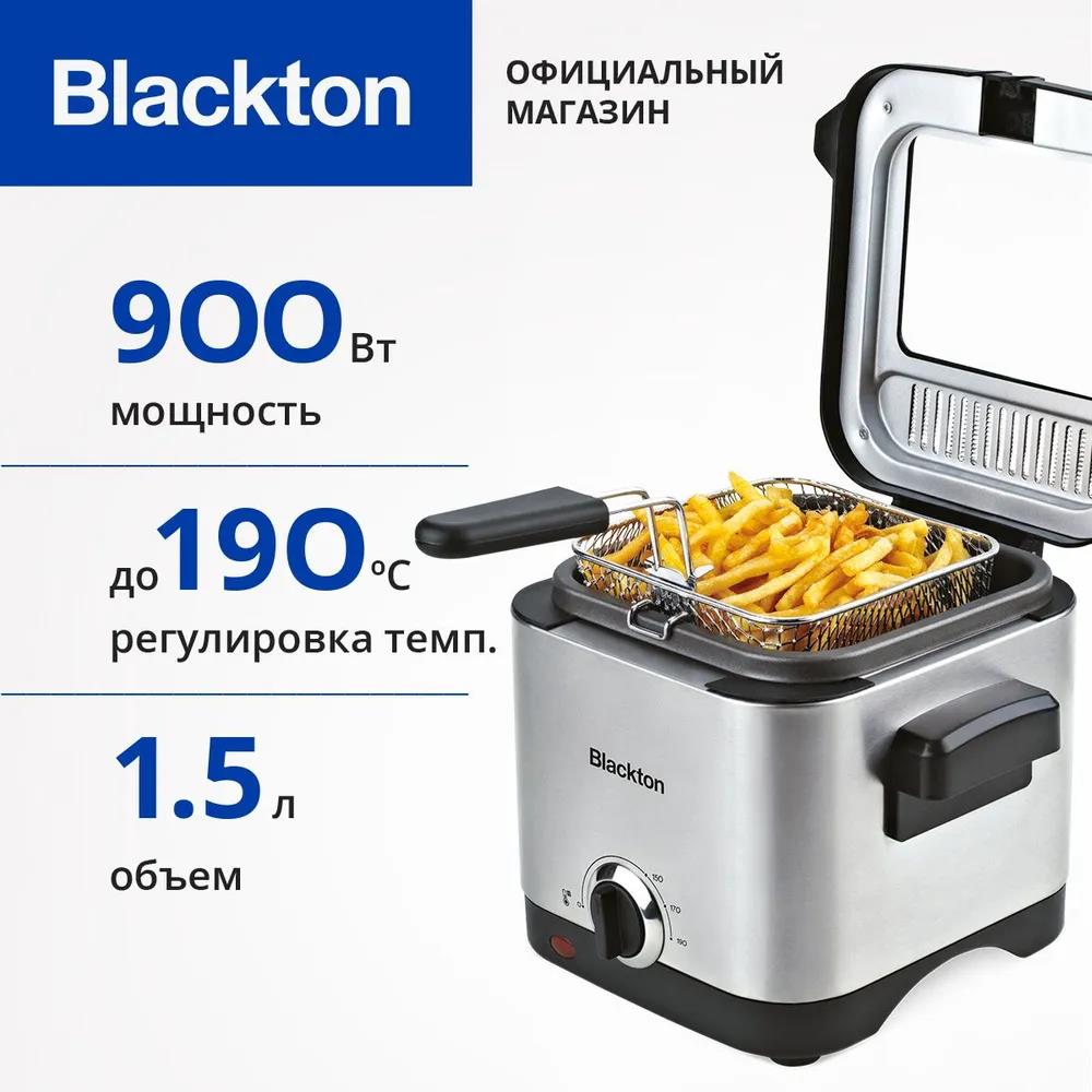 Изображение Фритюрница Blackton Bt DF1110 Steel-Black (1,5 л  900 Вт  серебристый, черный)