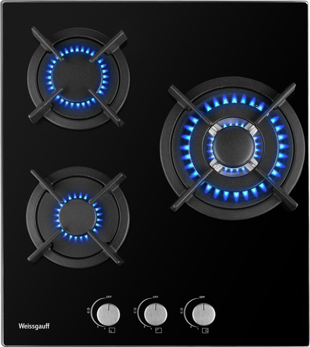 Изображение Варочная панель Weissgauff HGG 451 BGh Nano Glass (черный)
