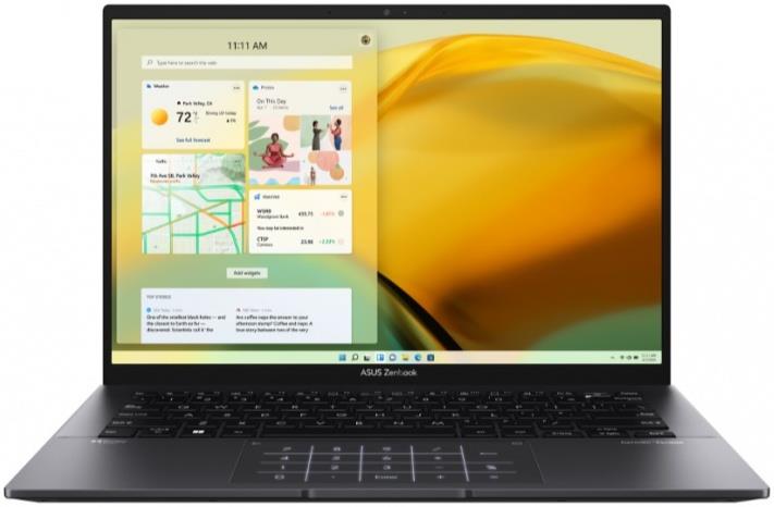 Изображение Ноутбук Asus Zenbook 14 UM3402YA-KP860 (AMD 7430U 2300 МГц/ SSD 1024 ГБ  /RAM 16 ГБ/ 14" 2560x1600/VGA встроенная/ Без ОС) (90NB0W95-M01LK0)