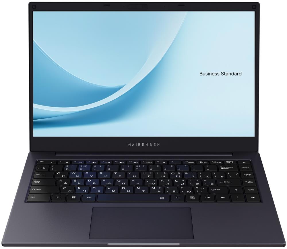 Изображение Ноутбук Maibenben Standard 14 (Intel 4650U 2100 МГц/ SSD 256 ГБ  /RAM 8 ГБ/ 14" 1920x1080/VGA встроенная/ Linux) (B114A-R541UMA1SLURE1)