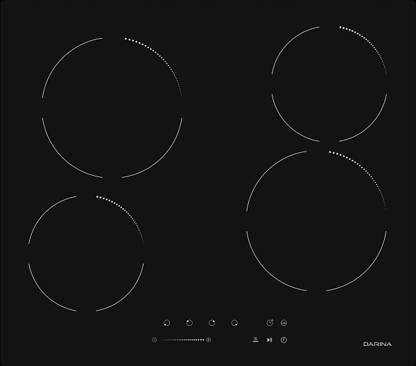 Изображение Варочная панель Дарина 6P E323 B (черный)