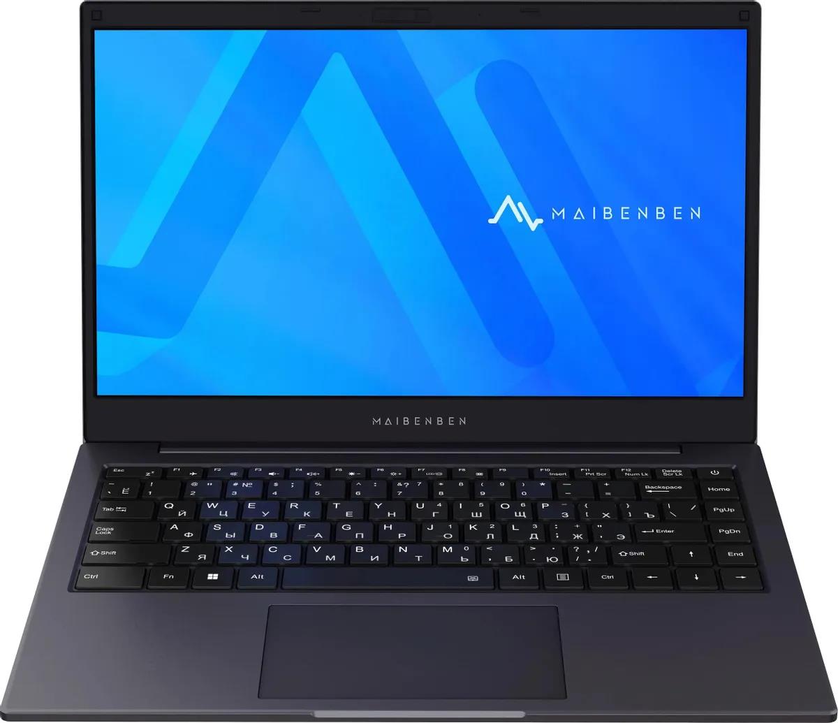 Изображение Ноутбук Maibenben S14A-R545UM (AMD 4650U 2100 МГц/ SSD 256 ГБ  /RAM 8 ГБ/ 14" 1920x1080/VGA встроенная/ Linux) (S14A-R545UMA1SLURE0)