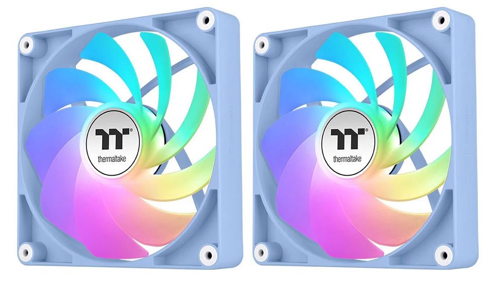 Изображение Вентилятор Thermaltake CT120 Reverse ARGB Sync Fan Hydrangea Blue (2000 об/мин , 120x120x25 мм,4-pin PWM)
