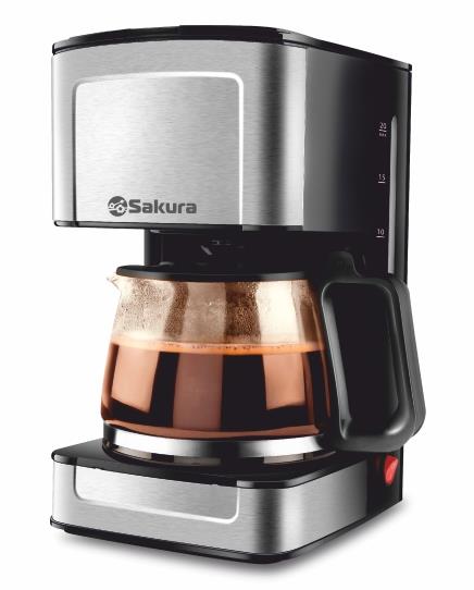 Изображение Кофеварка Sakura SA-6116 (капельная/0,8 л /700 Вт )