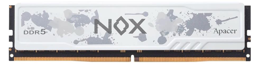 Изображение Оперативная память 16 GB DDR5 Apacer NOX White (48000 Мб/с, 6000 МГц, CL40)