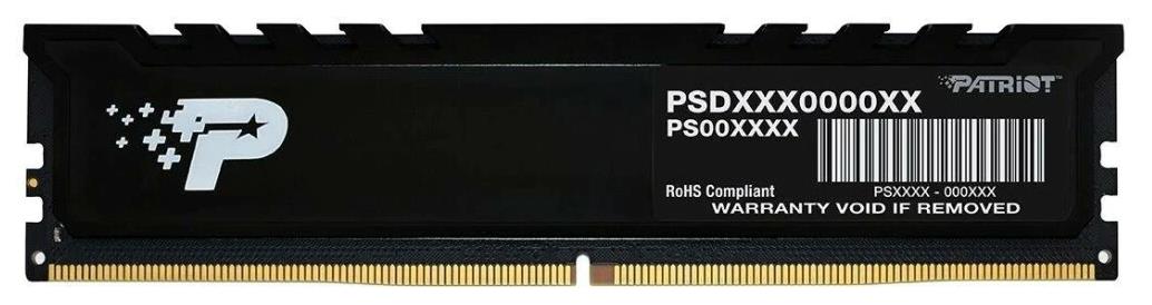 Изображение Оперативная память 1x32 GB DDR5 Patriot Signature Premium (38400 Мб/с, 4800 МГц, CL40)