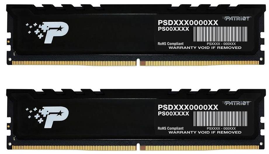 Изображение Оперативная память 2x16 GB DDR5 Patriot Signature Premium (38400 Мб/с, 4800 МГц, CL40)