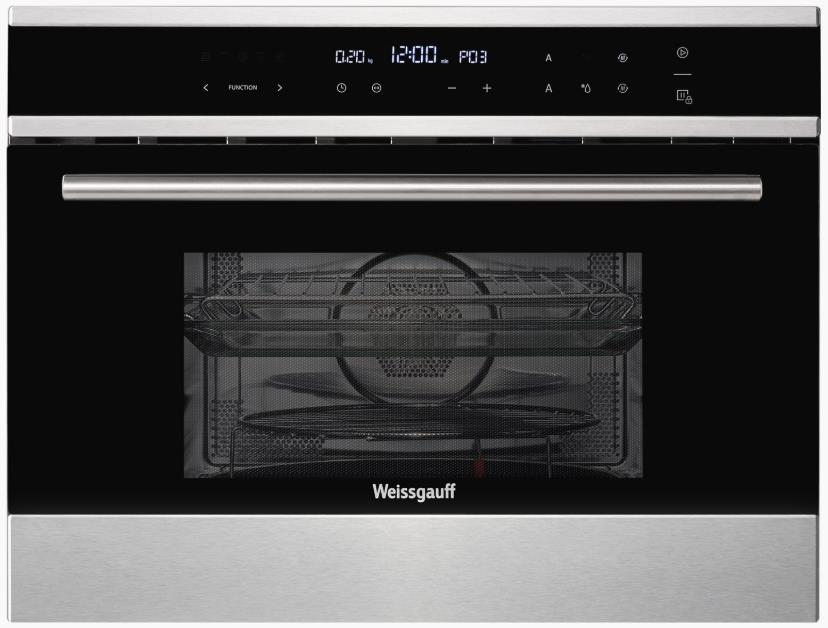 Изображение Духовой шкаф Weissgauff OE 445 X (44 л , чёрный, серебристый)