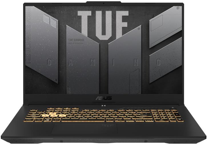 Изображение Ноутбук Asus TUF Gaming F17 FX707ZC4-HX097 (Intel 12500H 2500 МГц/ SSD 512 ГБ  /RAM 16 ГБ/ 17.3" 1920x1080/VGA дискретная/ DOS) (90NR0GX1-M00740)