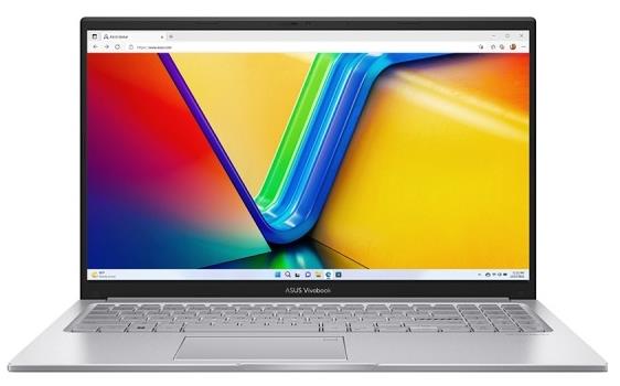 Изображение Ноутбук Asus Vivobook 15 X1504ZA-BQ1165 (Intel 1215U 1200 МГц/ SSD 512 ГБ  /RAM 8 ГБ/ 15.6" 1920x1080/VGA встроенная/ DOS) (90NB1022-M021M0)