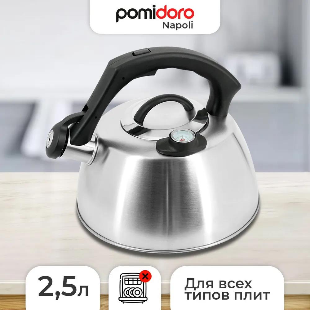 Изображение Чайник Pomi d'Oro P-650205 Napoli (2,5, л л /серебристый)