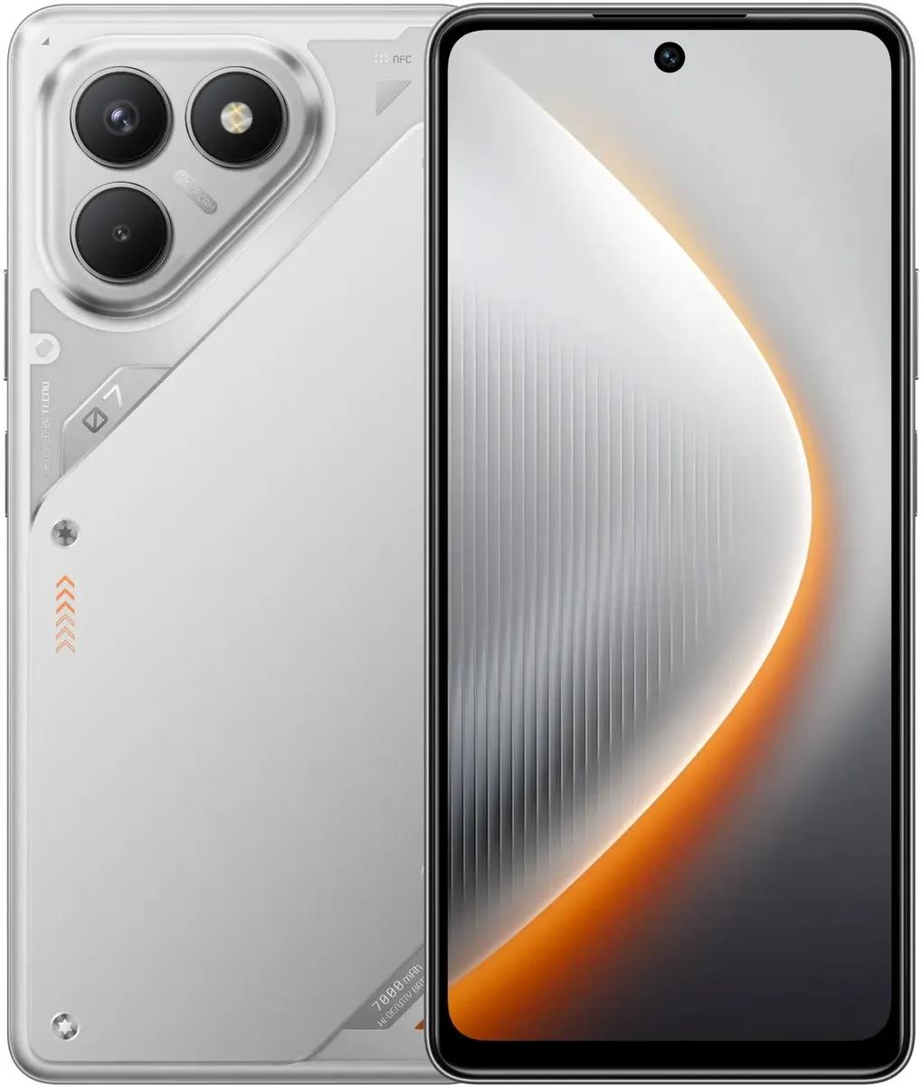 Изображение Смартфон TECNO Pova 7 Neo (128 Гб/8 Гб) серебристый