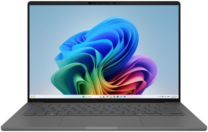 Изображение Ноутбук Asus Zenbook A14 OLED UX3407RA-QD011W (Snapdragon X1E-78-100 3400 МГц/ SSD 1024 ГБ  /RAM 32 ГБ/ 14" 1920x1200/VGA встроенная/ Windows 11 Home) (90NB16G2-M002F0)