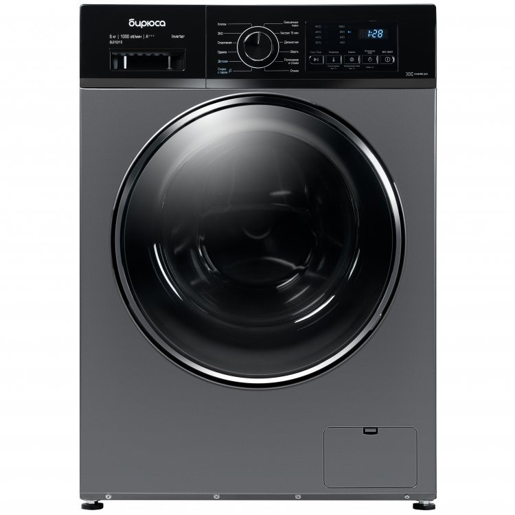 Изображение Стиральная машина Бирюса WM-SL610/15 S, Хромированный металлик (фронтальная, 6 кг, 1000 об/мин )