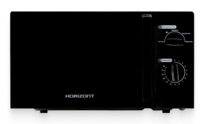 Изображение Микроволновая печь Horizont HSM201B (800 Вт  23 л    черный)