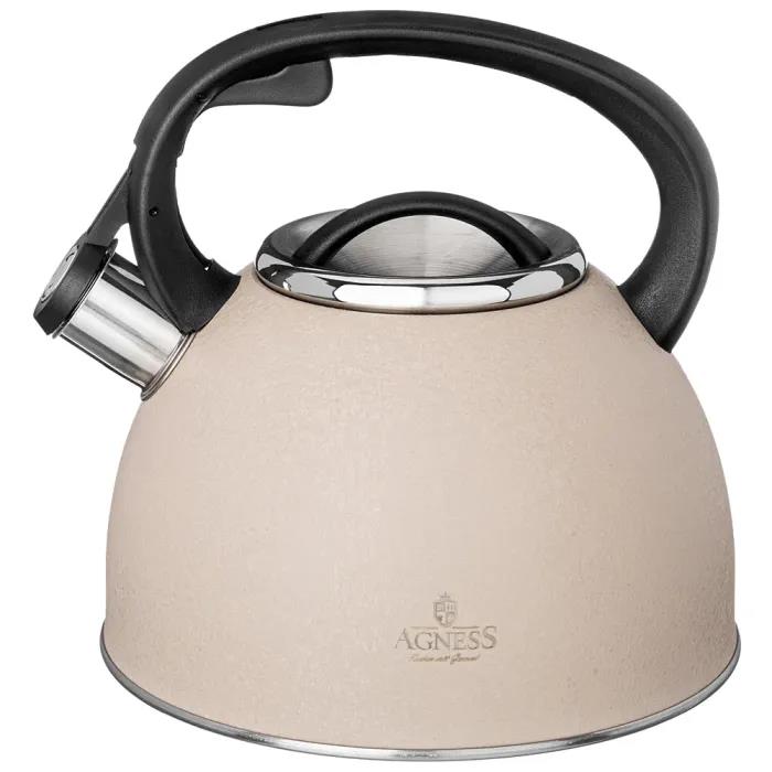 Изображение Чайник AGNESS 907-250 BEIGE индукция (2,5, л л /бежевый)